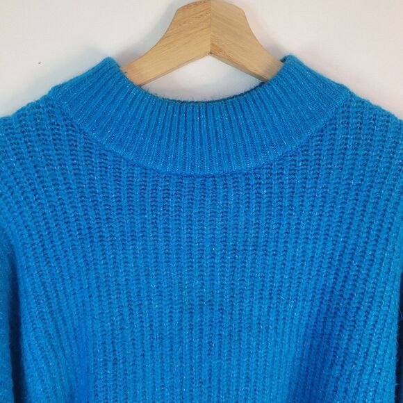 Reitman's Long Sleeve Mock Neck Vlue Pullover - Picture 3 of 11